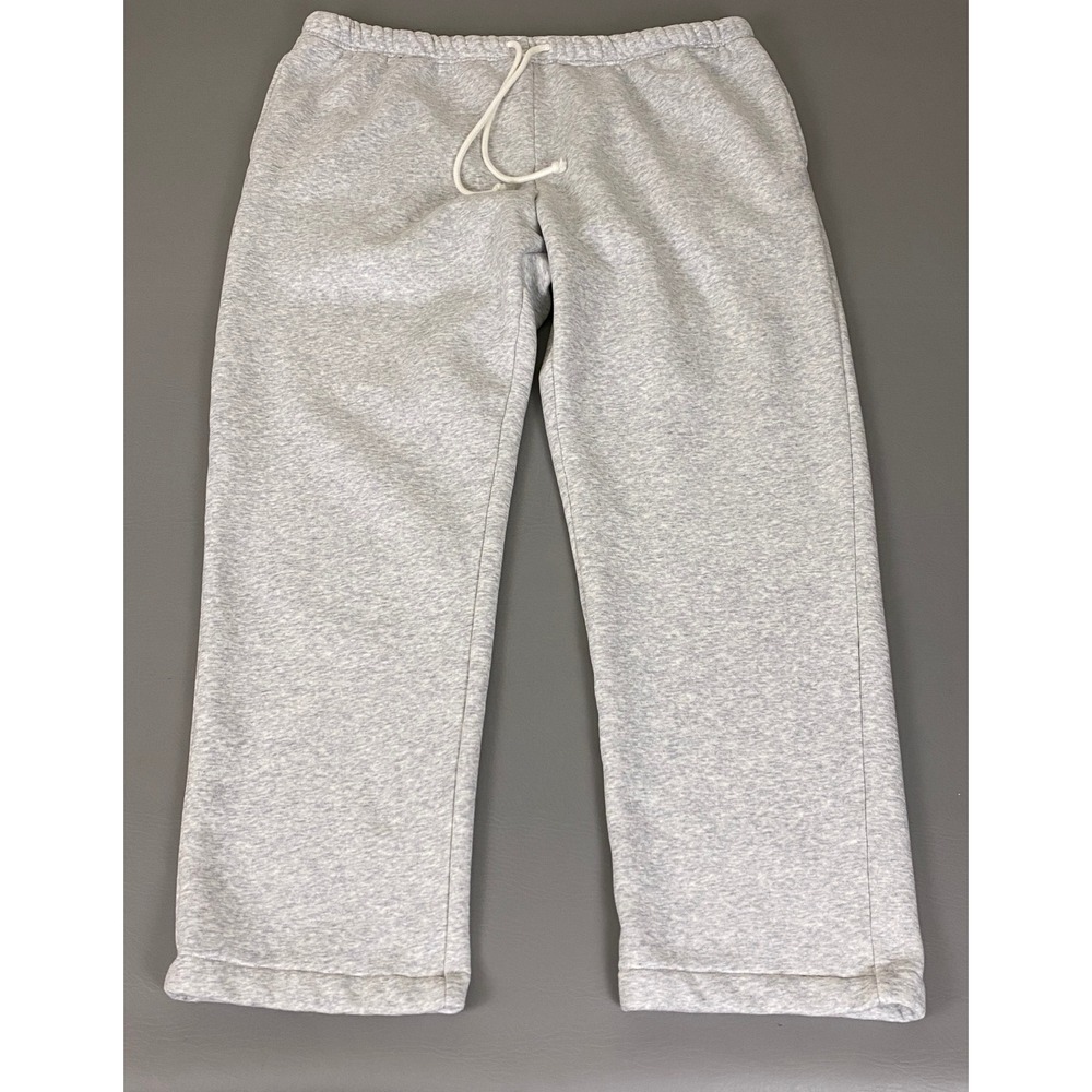 SKIMS Sweatpants 2X Plus Size Technically Constructed Heather Gray Fleece Lounge